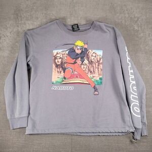 BoxLunch Naruto Shippuden Anime Graphic Print Crewneck Sweatshirt‎ Large
